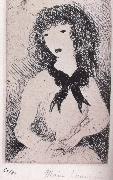 Marie Laurencin Femal wearing the hat oil painting picture wholesale